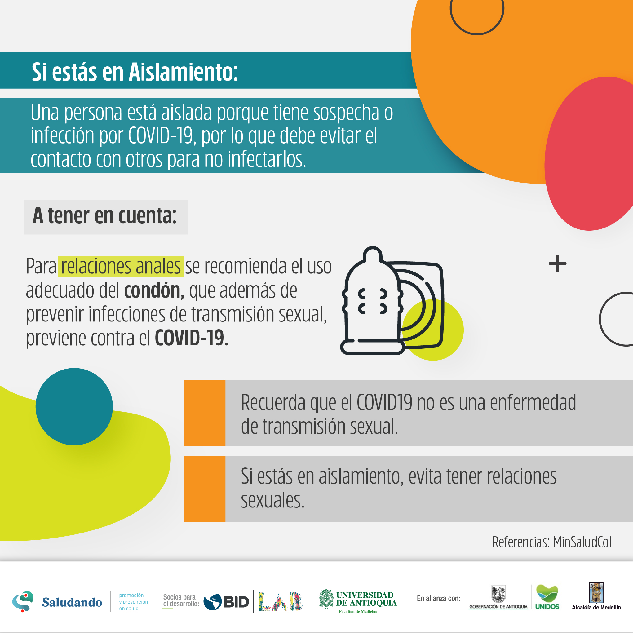 imagen informativa sobre relaciones sexuales en tiempos del coronavirus