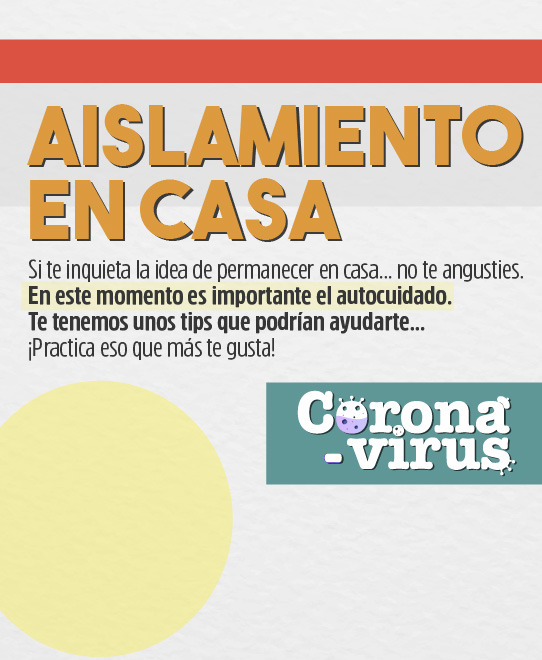 Infografía: aislamiento en casa