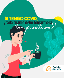 Si tengo COVID, ¿cada cuánto debo tomarme la temperatura?