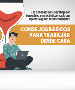 Infografía: consejos para trabajar desde casa